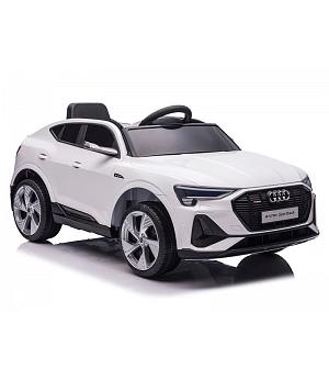 Coche Audi E-tron Sportback 12v infantil, 2 motores, rc, asiento cuero, ruedas goma - INDA904-AC
